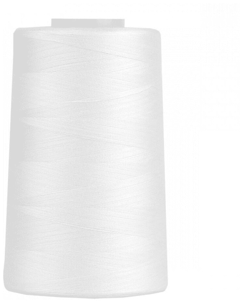 Нитки Sewing Thread 40/2 5000 ярд. цвет - белый 100% п/э в Новозыбкове