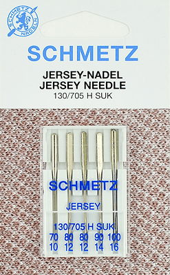 Иглы Schmetz джерси 130/705 H SUK (70x1, 80x2, 90x1, 100x1) 5 шт в Новозыбкове